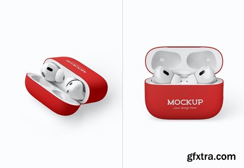 AirPods Pro Case Mockup Set 42FHES8 AirPods Pro Case Mockup Set 42FHES8