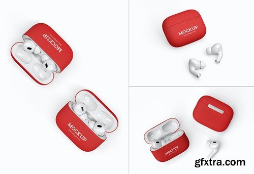 AirPods Pro Case Mockup Set 42FHES8 AirPods Pro Case Mockup Set 42FHES8