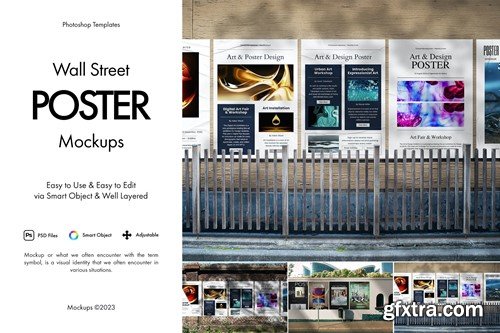 Poster Mockup Design B283T8W Poster Mockup Design B283T8W