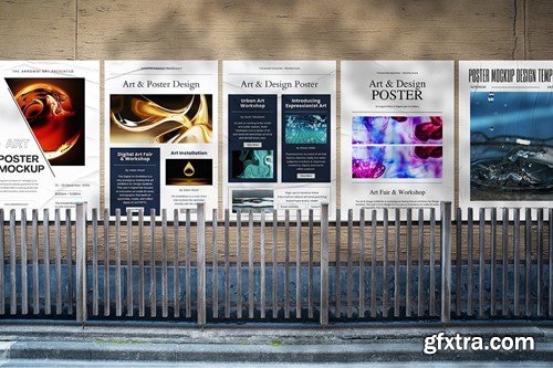 Poster Mockup Design B283T8W Poster Mockup Design B283T8W