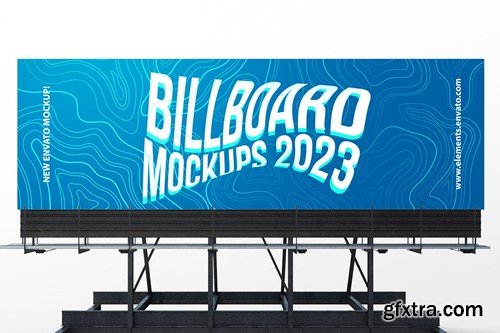 Landscape Billboard Mockup RYH9B8S Landscape Billboard Mockup RYH9B8S