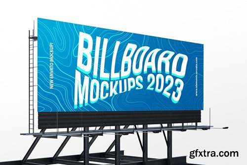 Landscape Billboard Mockup RYH9B8S Landscape Billboard Mockup RYH9B8S