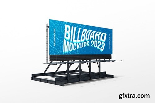 Landscape Billboard Mockup RYH9B8S Landscape Billboard Mockup RYH9B8S