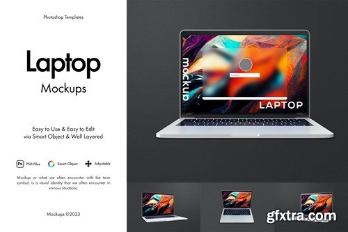 Laptop Mockup QV23GZL Laptop Mockup QV23GZL