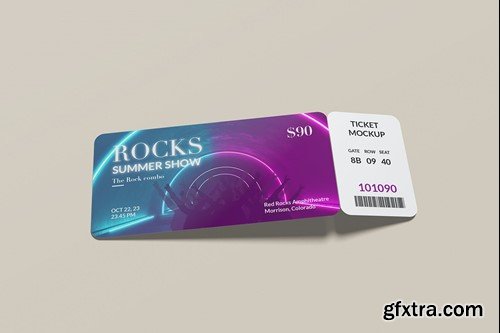 Event Ticket Mockup QBPM92G