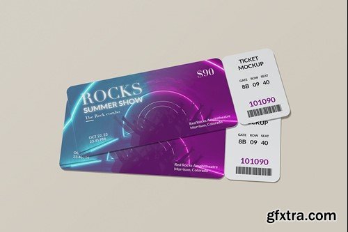 Event Ticket Mockup QBPM92G