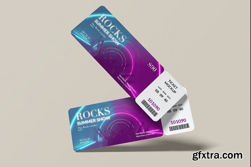 Event Ticket Mockup QBPM92G