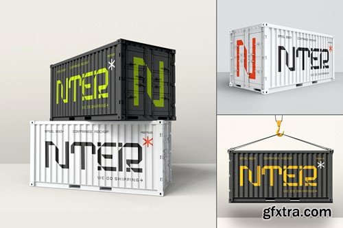Shipping Container Storage Psd Mockup Set FYGCKY7 Shipping Container Storage Psd Mockup Set FYGCKY7