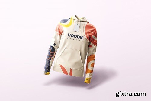 Fitted Hoodie Mockup BBZXLRJ Fitted Hoodie Mockup BBZXLRJ