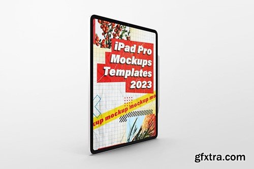 Silver iPad Pro With Stylus Pen Mockup YFAM4NR Silver iPad Pro With Stylus Pen Mockup YFAM4NR