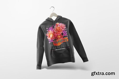 Female Fitted Hanging Hoodie Mockup GR3BBP3 Female Fitted Hanging Hoodie Mockup GR3BBP3