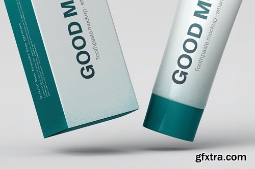 Toothpaste Tube Mockup ERT5EFB Toothpaste Tube Mockup ERT5EFB
