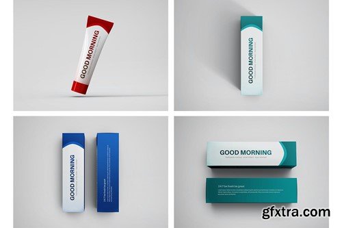 Toothpaste Tube Mockup ERT5EFB Toothpaste Tube Mockup ERT5EFB