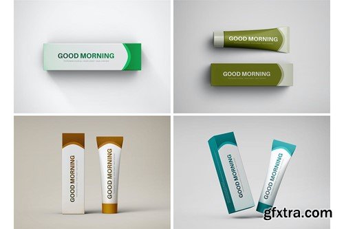 Toothpaste Tube Mockup ERT5EFB Toothpaste Tube Mockup ERT5EFB