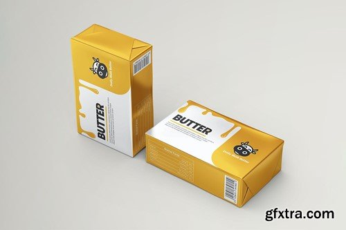 Butter Foil Packaging Mockups 7C5R2BQ Butter Foil Packaging Mockups 7C5R2BQ