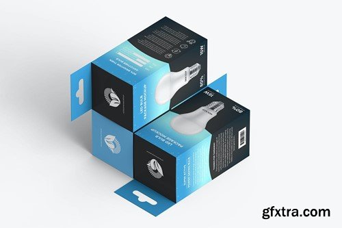 Led Light Packaging Box Mockup J526YMR Led Light Packaging Box Mockup J526YMR