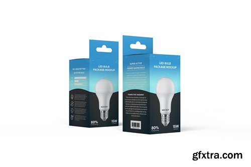 Led Light Packaging Box Mockup J526YMR Led Light Packaging Box Mockup J526YMR