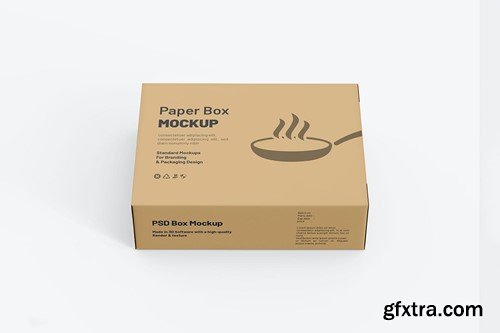 Fry Pan Box Packaging Mockup 9TKBSCM Fry Pan Box Packaging Mockup 9TKBSCM