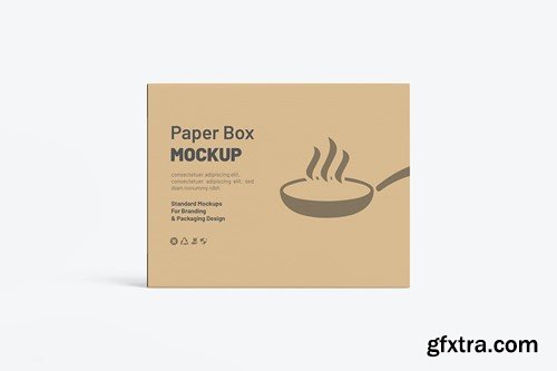 Fry Pan Box Packaging Mockup 9TKBSCM Fry Pan Box Packaging Mockup 9TKBSCM