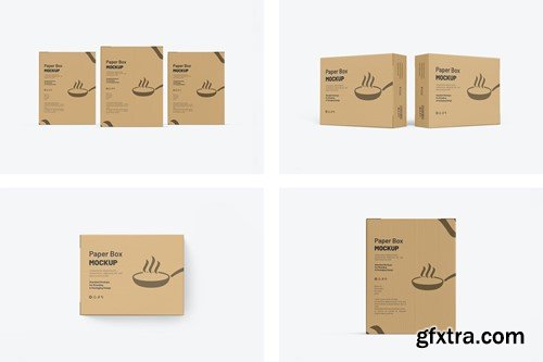 Fry Pan Box Packaging Mockup 9TKBSCM Fry Pan Box Packaging Mockup 9TKBSCM