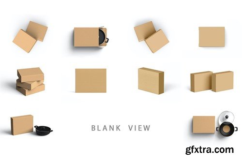 Fry Pan Box Packaging Mockup 9TKBSCM Fry Pan Box Packaging Mockup 9TKBSCM