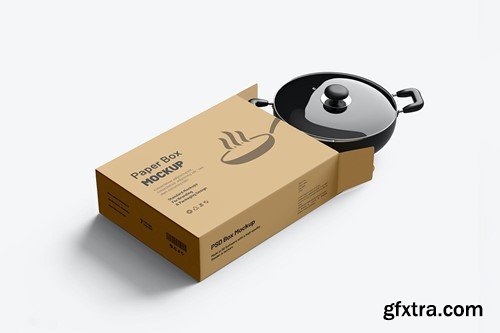 Fry Pan Box Packaging Mockup 9TKBSCM Fry Pan Box Packaging Mockup 9TKBSCM