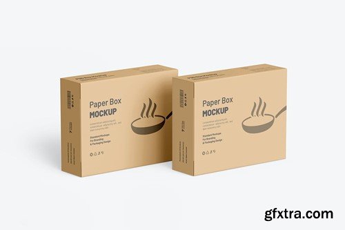 Fry Pan Box Packaging Mockup 9TKBSCM Fry Pan Box Packaging Mockup 9TKBSCM