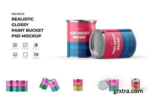 Paint Bucket Mockup YHQ36ET