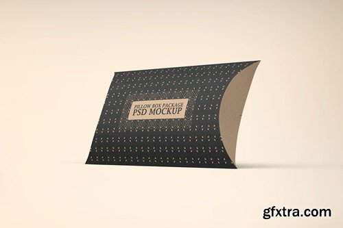 Kraft Paper Pillow Box Mockups JDNCAEV Kraft Paper Pillow Box Mockups JDNCAEV