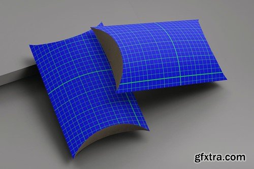 Kraft Paper Pillow Box Mockups JDNCAEV Kraft Paper Pillow Box Mockups JDNCAEV