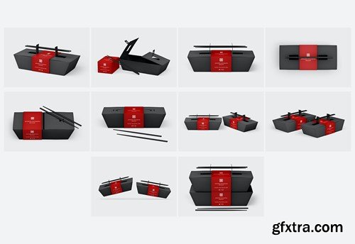 Japanese Packaging Mockup Set EYUSGR6 Japanese Packaging Mockup Set EYUSGR6