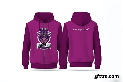 Hoodie Zipper Front & Back PSD Mockup SSDKXMU Hoodie Zipper Front & Back PSD Mockup SSDKXMU
