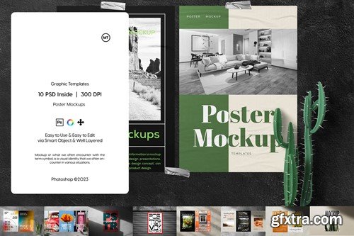Urban Poster Mockups L7DNK7U Urban Poster Mockups L7DNK7U