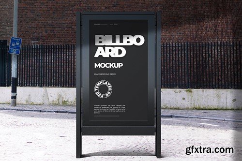 Vertical Billboard Mockup EWKLE24 Vertical Billboard Mockup EWKLE24