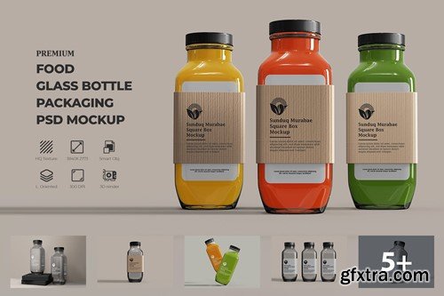 Glass Bottle Mockup KWGLENW Glass Bottle Mockup KWGLENW
