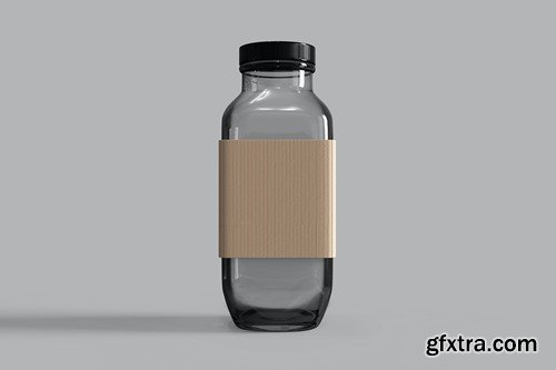 Glass Bottle Mockup KWGLENW Glass Bottle Mockup KWGLENW