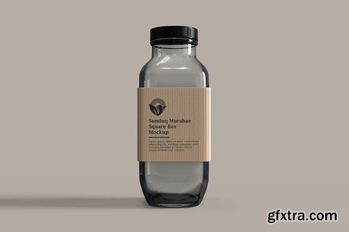 Glass Bottle Mockup KWGLENW Glass Bottle Mockup KWGLENW