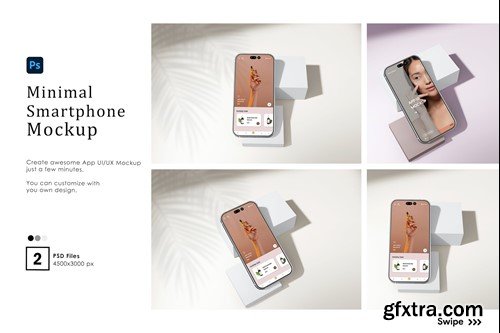 Minimal Phone Mockup H4QFA5E Minimal Phone Mockup H4QFA5E