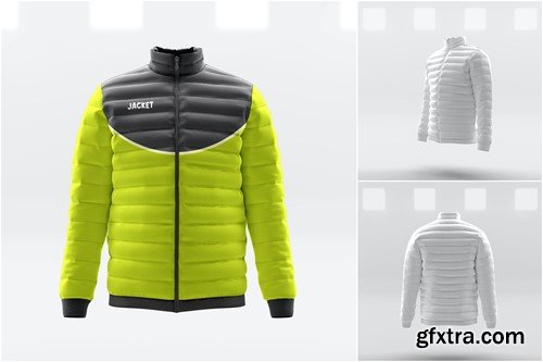 Realistic Men’s Down Jacket Psd Mockups CW6RTWL Realistic Men’s Down Jacket Psd Mockups CW6RTWL