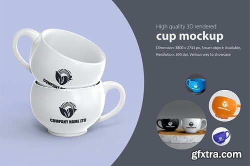 Realistic Tea Cup Mockup 9YN6NXA Realistic Tea Cup Mockup 9YN6NXA