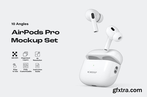AirPods Pro Mockup Set N42X9A2 AirPods Pro Mockup Set N42X9A2