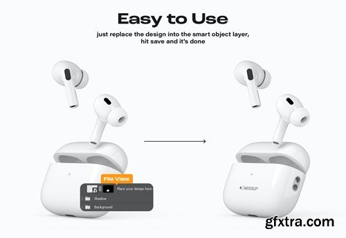 AirPods Pro Mockup Set N42X9A2 AirPods Pro Mockup Set N42X9A2