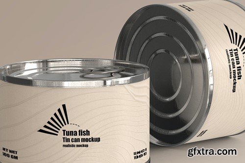 Tuna Can Mockup TD5YBNU Tuna Can Mockup TD5YBNU