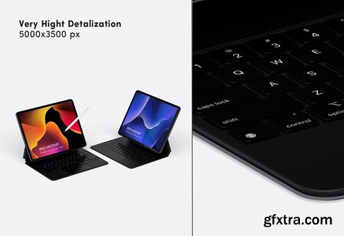 iPad with Keyboard and Pencil Mockup 2JRAAMX iPad with Keyboard and Pencil Mockup 2JRAAMX