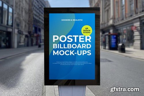 Poster & Billboard Mockup 6FL2B62 Poster & Billboard Mockup 6FL2B62