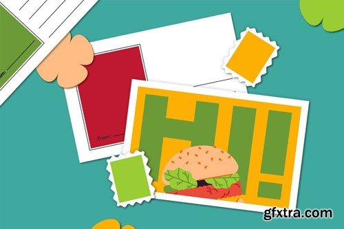 Purple Flat Design Fast Food Illustration Set YRQYT5R Purple Flat Design Fast Food Illustration Set YRQYT5R