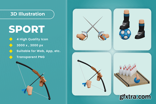 Sport 3D Illustration v.3 PDF3NPH Sport 3D Illustration v.3 PDF3NPH