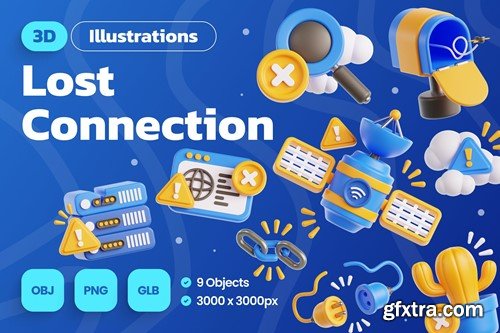 Lost Connection 3D Illustrations TUGBTPW Lost Connection 3D Illustrations TUGBTPW