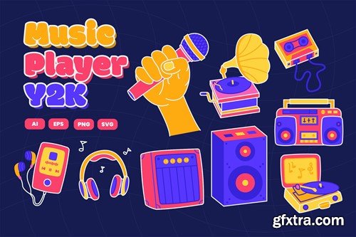 Vintage Music Player Y2K K3XPQ6H Vintage Music Player Y2K K3XPQ6H