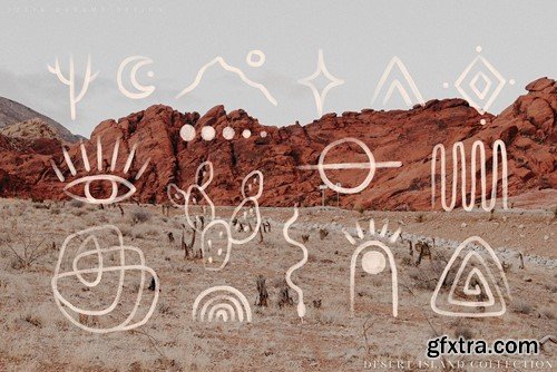 Desert Island Modern Boho Collection KKGCSDB Desert Island Modern Boho Collection KKGCSDB